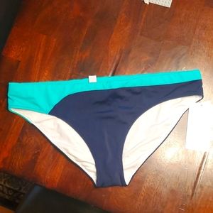 NWT Athleta Freestyle Colorblock Bikini Bottoms